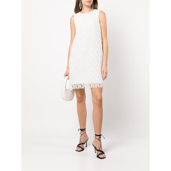NWT Jason Wu Short Monogram White Lace Sheath Dress Size 0 - Picture 1 of 3
